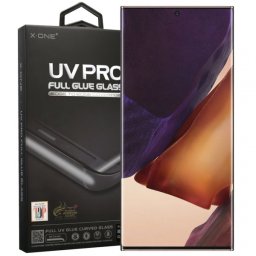 Folie de protectie Ecran X-One pentru Samsung Galaxy S22 Ultra 5G S908, Sticla Securizata, UV Glue, Case Friendly