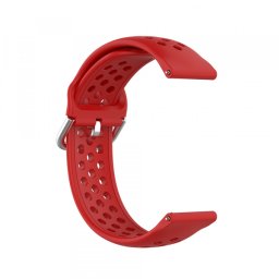 Curea Techsuit W004 pentru Samsung Galaxy Watch / Huawei Watch Series, 22mm, Rosie