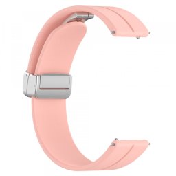 Curea Techsuit W011 pentru Samsung Galaxy Watch / Huawei Watch Series, 20mm, Roz
