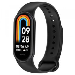 Curea Techsuit W014 pentru Xiaomi Smart Band 10 / 9 / 8, Neagra
