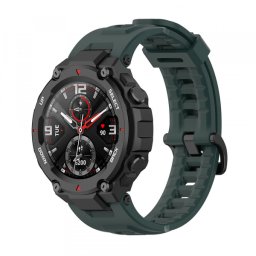 Curea Techsuit W067 pentru Amazfit T-Rex Pro / T-Rex, Verde Inchis