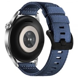 Curea Techsuit W070 pentru Samsung Galaxy Watch / Huawei Watch Series, 20mm, Bleumarin