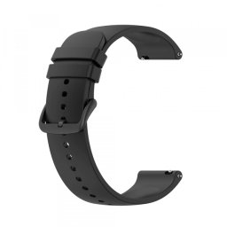 Curea Techsuit W001 pentru Samsung Galaxy Watch / Huawei Watch Series, Neagra