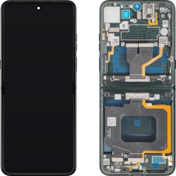 Display cu Touchscreen Motorola Razr 60 Ultra, cu Rama, Sub Inner, Verde (Pantone Scarab), Service Pack 5D68C30088