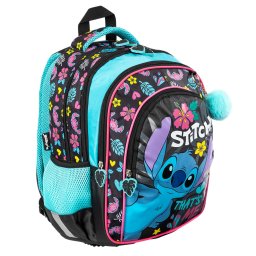 Ghiozdan Scolar Copii St.Majewski, BP58 Stitch That's Me, 4 Compartimente, Ergonomic, 22L, 40x28x18cm