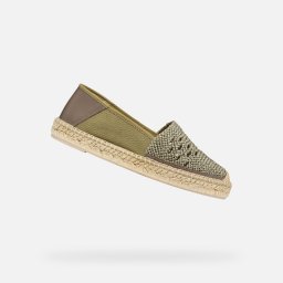 Espadrile dama kaki Geox Lampedusa