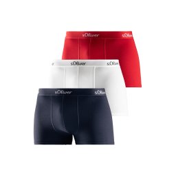 s.Oliver Boxeri albastru noapte / roșu cranberry / negru / alb
