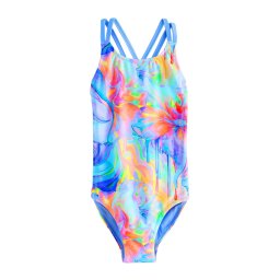 Next Costum de baie întreg azur / galben / portocaliu / roz