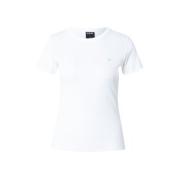 G-STAR Tricou 'Slim Rib' alb