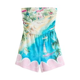 Next Salopeta nisipiu / azur / verde / roz