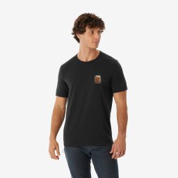 Tricou de drumeție NH100 negru bărbați
