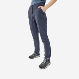 Pantalon Drumeție la Munte MH100 Bleumarin Damă