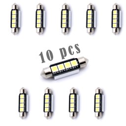 Pachet 10 Leduri auto Sofit 41mm 3W can-bus Carguard