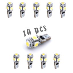 Pachet 10 Leduri auto pozitie can-bus T10 3W Carguard