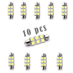 Pachet 10 Leduri auto Sofit 41mm 1.5 W Carguard