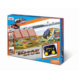 MAISTO FRESH METAL 100 SET DE CONSTRUCTIE PISTA MONSTER TRUCK CU 1 VEHICUL INCLUS