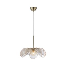 Markslöjd 109169 - Pendul pe cablu STYRKA, 1 x E27 / 40W / 230V, Ø 63 cm, bej