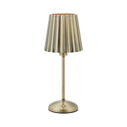 Markslöjd 109127 - Lampă de birou LED reîncărcabilă dimmabilă CELIA 1xE14/2W/2000 mAh alamă