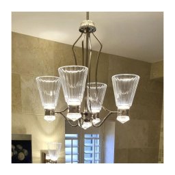 Quintiesse QN-KAYVA9-PN-LED Lustru pentru baie pe tijă KAYVA LED/24W/230V IP44 crom lucios
