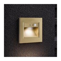 Brilagi - Lampă LED pentru scări cu senzor STEP LIGHT LED/1,5W/230V IP44, aurie