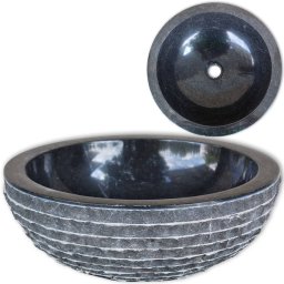 Chiuveta, negru, 40 cm, marmura GartenMobel Dekor