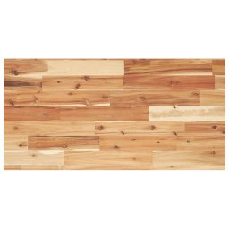 Blat de baie finisaj cu ulei, 80x40x2 cm, lemn masiv de acacia GartenMobel Dekor