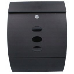 Cutie postala de exterior din otel zincat, cu încuietoare, 40x12x30 cm, gri