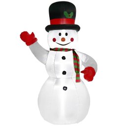 Figurina de Craciun om de zapada gonflabil cu LED, 180 cm