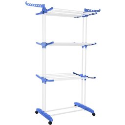 Uscator vertical pentru rufe pliabil, cu roti si 2 umerase, 15 kg