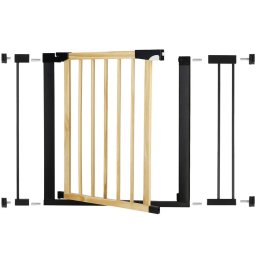 Poarta de siguranta pentru scari, ajustabila, lemn si otel, 96-103 cm