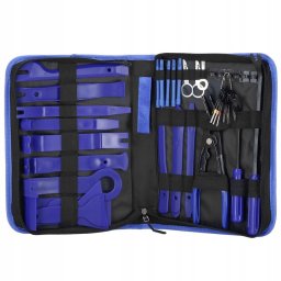Kit demontare ornamente si tapiterie auto, 46 piese, cu husa