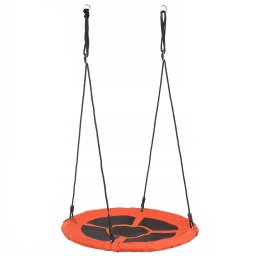 Leagan tip cuib Sersimo G-Line 100 cm, înaltime reglabila, 150 kg, portocaliu-negru