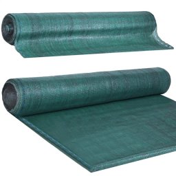 Plasa de umbrire si intimitate pentru gard 1x25 m, 140 g/mp, verde
