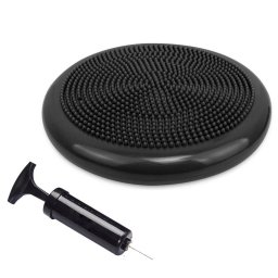 Perna fitness pentru echilibru 34 cm, cu pompa inclusa, neagra