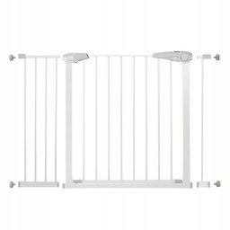 Poarta de siguranta pentru scari Safety Gate, 111-120 cm, otel, alba