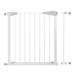 Poarta de siguranta pentru scari Safety Gate, 83-92 cm, otel, alba