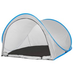 Cort de plaja si picnic pop-up Sersimo, protectie UV, 200x120x110 cm, gri