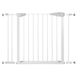 Poarta de siguranta pentru scari Safety Gate, 97-106 cm, otel, alba