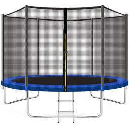 Trambulina pentru exterior 366 cm cu scara si plasa de protectie