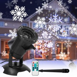 Proiector laser exterior RGB cu 20 moduri de iluminare multicolor