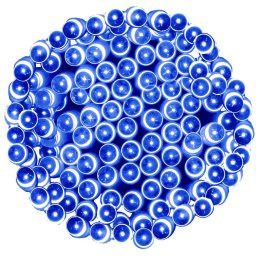 Instalatie lumini exterior pentru gradina, 10 m, 100 LED-uri albastre