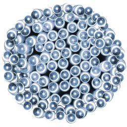Instalatie lumini exterior pentru gradina, 5 m, 50 LED alb, cu baterii