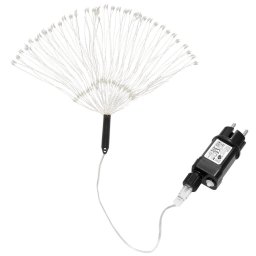 Instalatie decorativa stea cu 100 LED-uri, 40 cm, telecomanda, alb rece