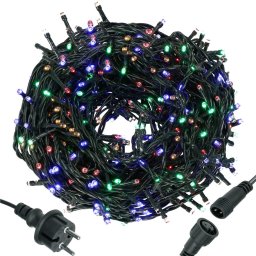 Instalatie pentru brad de Craciun, 31,5 m, 500 LED-uri multicolor