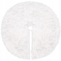 Covoras sub brad de Craciun, 72 cm, imitatie de blana alba