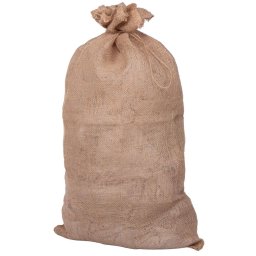 Sac de cadouri pentru Mos Craciun din iuta, 100x60 cm, maro
