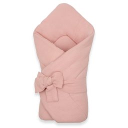 Muslin Lace-up Wrap New Baby old pink