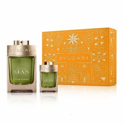 Juice Fragrance Xmas 2024 Set Bvlgari: Wood Essence, Apa de parfum, Pentru Barbati, 100 ml + Wood Essence, Apa de parfum, Pentru Barbati, 15 ml *Miniature