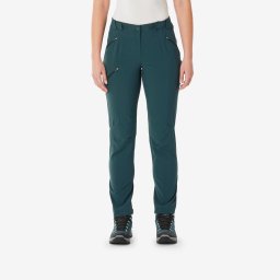 Pantalon de drumeție MH500 Verde abis Damă