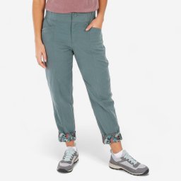 Pantalon de in Drumeție NH500 Verde Damă
